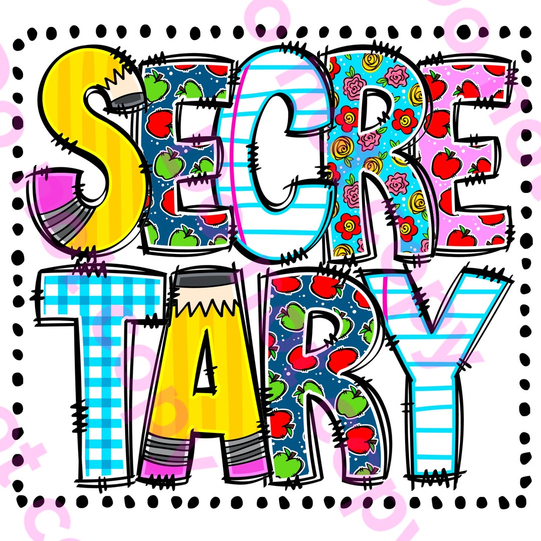 Secretary Transfer Back to School Transfer Dtf Print Screen Etsy