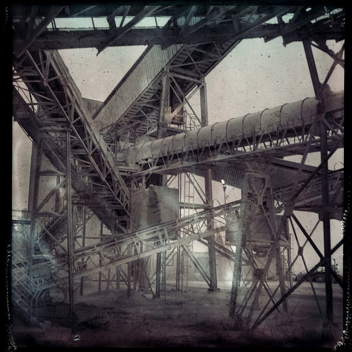 Reproduction Négatif de Polaroid - Cimenterie