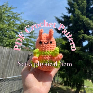 Patrón PDF de insecto abrazo de ganchillo