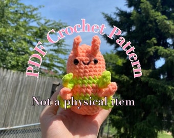 Patrón PDF de insecto abrazo de ganchillo