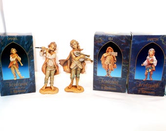 FONTANINI NATIVITY ACCESSORY 5 inch Musician ChOOSE Daniel 52553 Michael 52565 Joshua 52568 Eli 52596 Jareth 55103 Italy Vintage Lover Gift