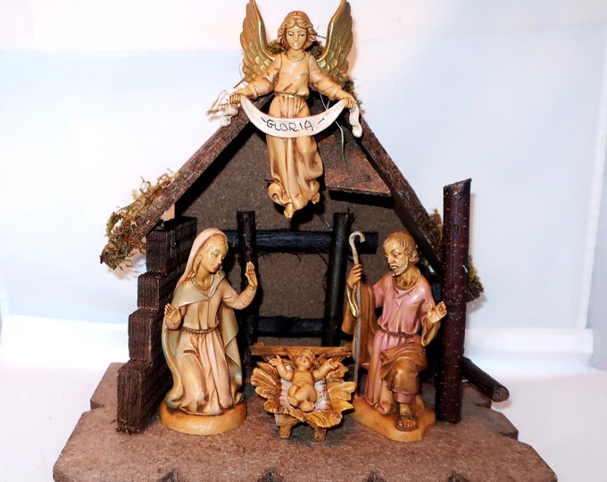 1988 FONTANINI STARTER NATIVITY Set 54051 in Box Holy Family Etsy