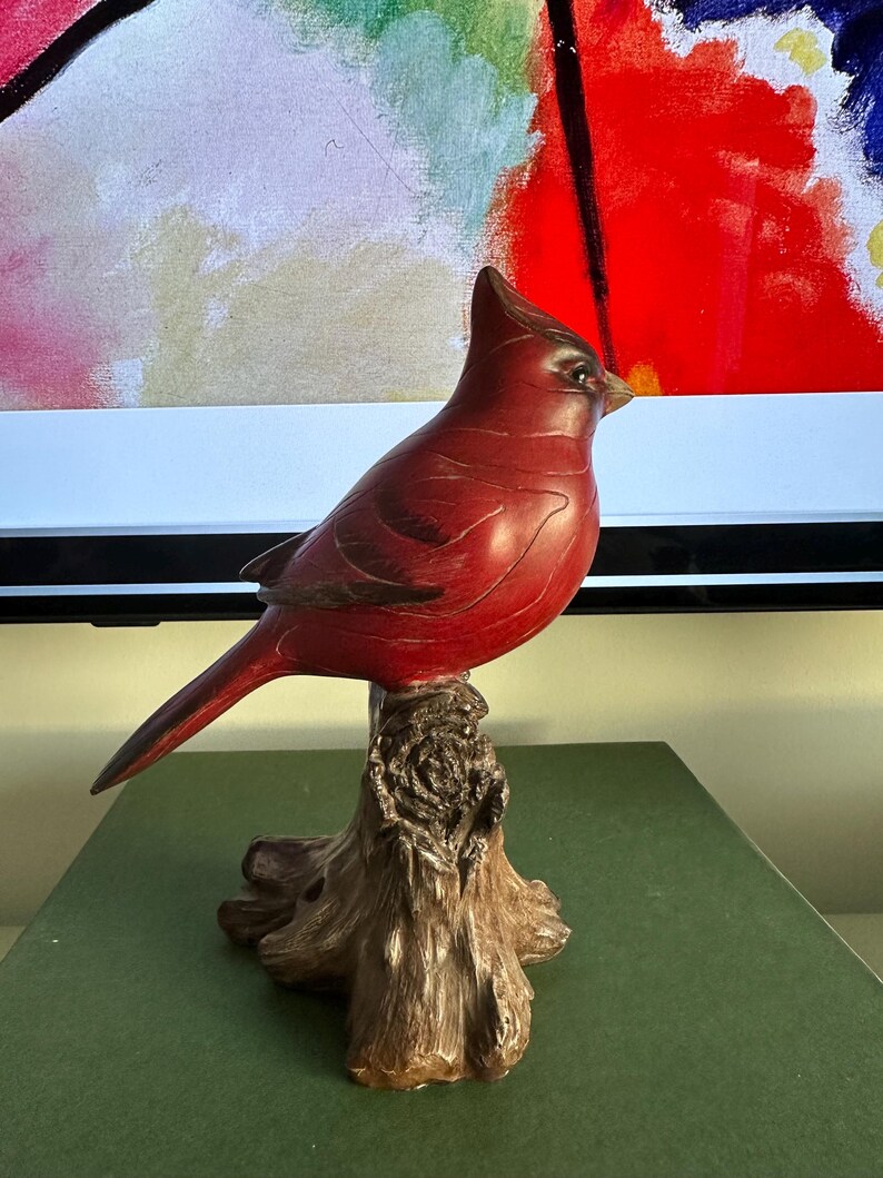 Red Cardinal Ceramic Figurine - Etsy