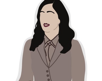 Neutral Janet - Janet - The Good Place Sticker