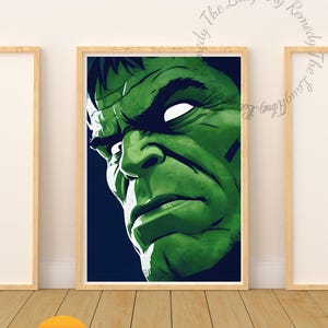 Hulk Cartoon Wall Art