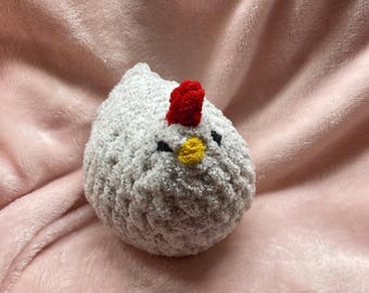 Crochet Chunky Chicken plushie