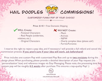 Custom Funko Pop -- COMMISSION SLOTS
