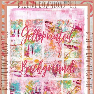 Printable Collage Paper, Instant Digital Download, mixed media printable, Downloadable paper, artist supplies, Gelli prints