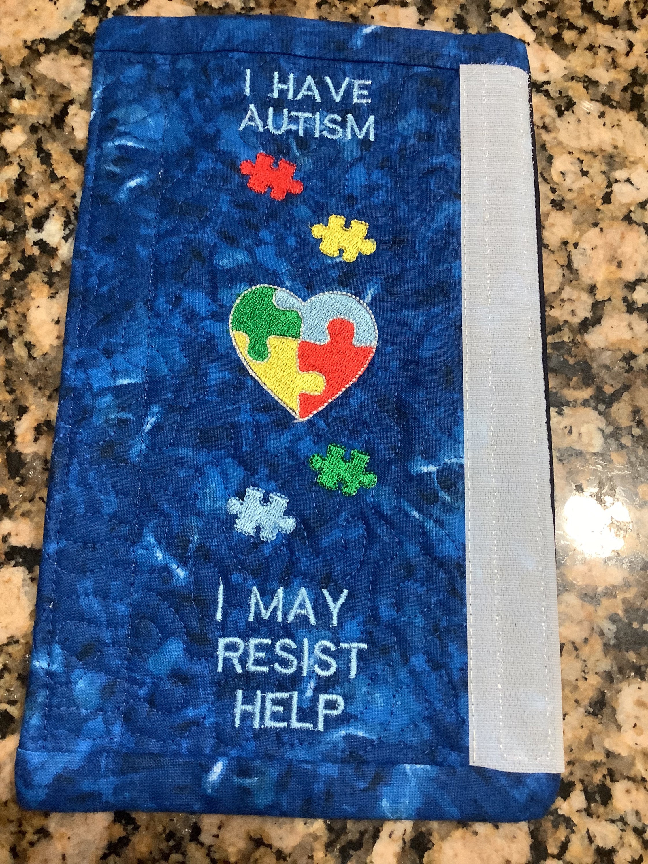 Autism Awareness Seat Belt Sleeve/cover. Great Safety Feature in Case