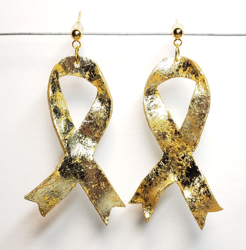 Childhood Cancer Awareness Earrings Etsy