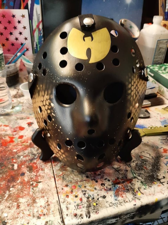 Custom Jason Vorhees Mask Wu-tang Black N Gold -  Denmark