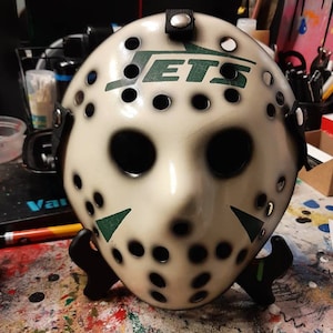 Custom Jason Vorhees Mask - New York Jets
