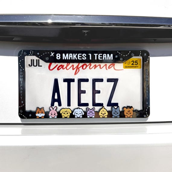 ATEEZ License Plate V2 - Etsy Denmark