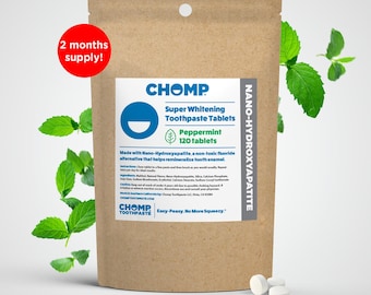 Nano Hydroxyapatite Toothpaste 120 Tablet Refill by Chomp