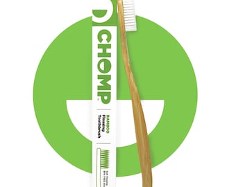 Bamboo Toothbrush with Flossing Bristles by Chomp