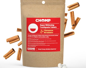 Cinnamon Toothpaste Tablets Zero Waste Refill by Chomp