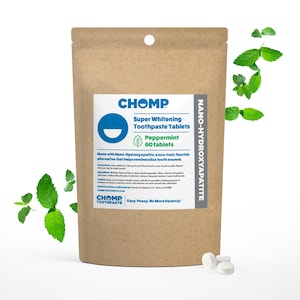 Chomp Nano Hydroxapatite Toothpaste Tablets Refill