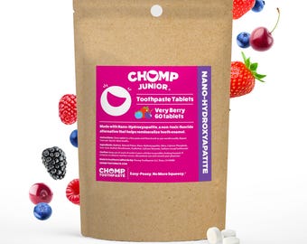 Chomp Junior Nano Hydroxapatite Toothpaste tablet Refill