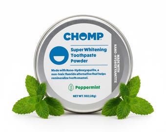 Nano Hydroxyapatite Peppermint Toothpaste Powder
