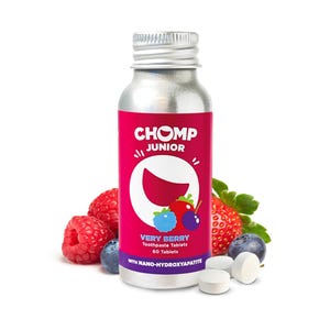 Chomp Junior Nano Hydroxapatite Toothpaste Tablets bottle