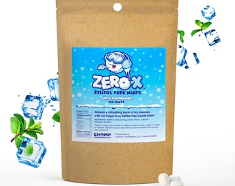 Chomp Zero-X Xylitol-free Breath Mints