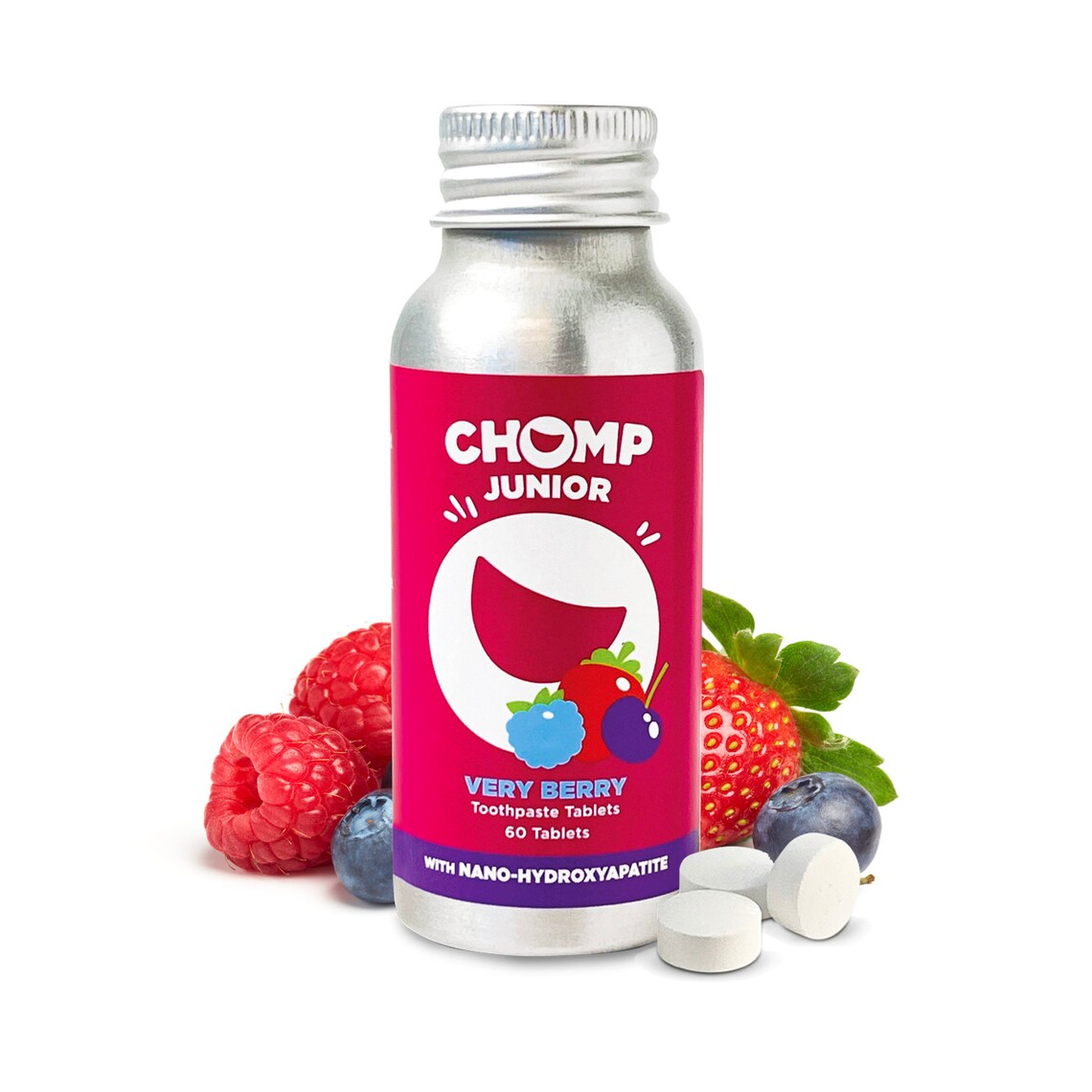 Chomp Junior Toothpaste Tablets With Nano Hydroxyapatite Etsy