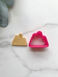 Three Peaked Mountain Polymer Clay Cutter  | Earring Jewelry Making