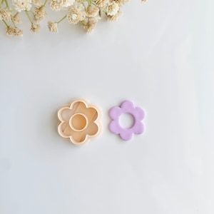 Flower Donut  Polymer Clay Cutter | Earring Jewelry Making