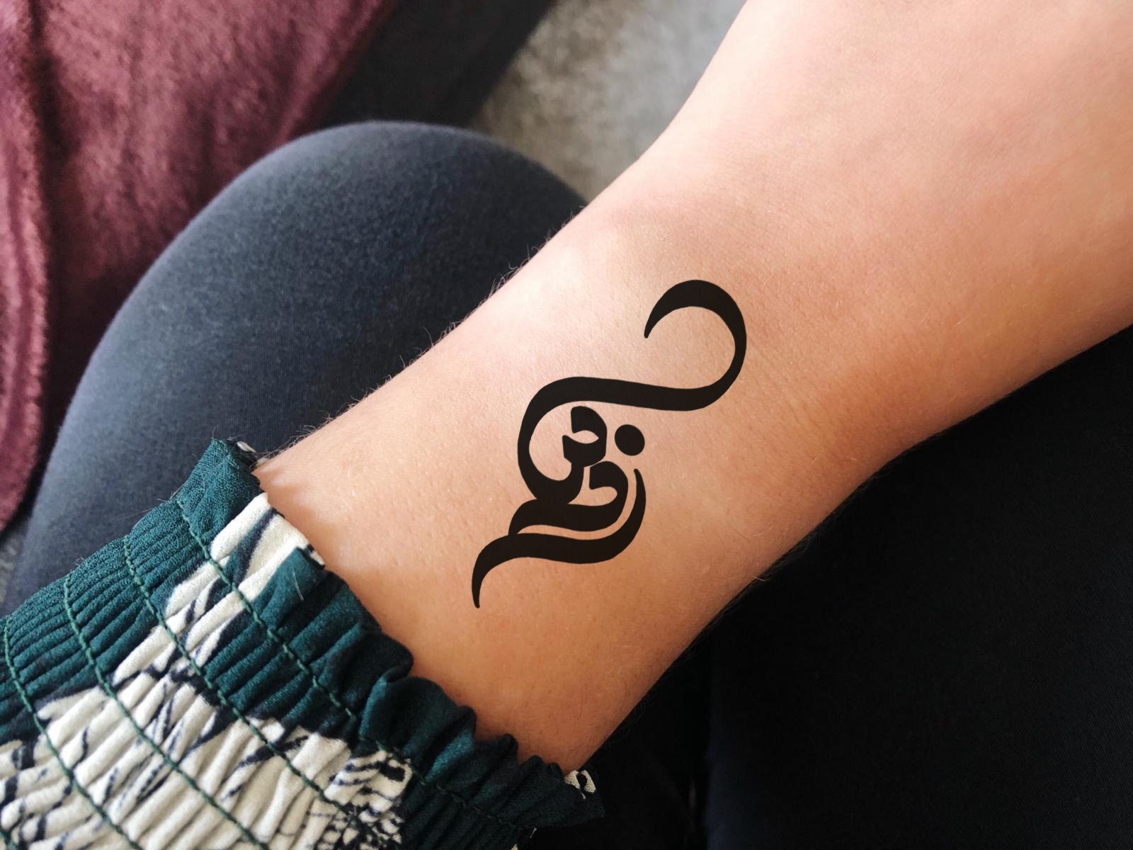 Om Sign Tattoo 193 - Etsy