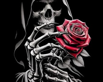 Digitale File DTF Grimm Rose