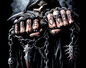 Digitale File DTF Game Over