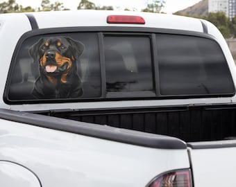 Car/Truck/Wall Decal Dog Peeping
