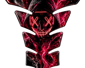 Tankpad aus Harzgel, 3D-Aufkleber, universell für Ihr Motorrad 042