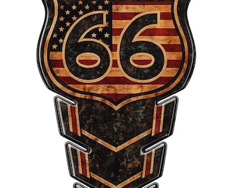 Tankpad aus Resin-Gel, 3D-Aufkleber, Softail-Design für Ihr Motorrad 047