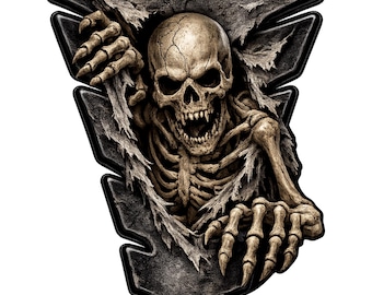 Tankpad aus Resin-Gel, 3D-Aufkleber, Softail-Design für Ihr Motorrad 045