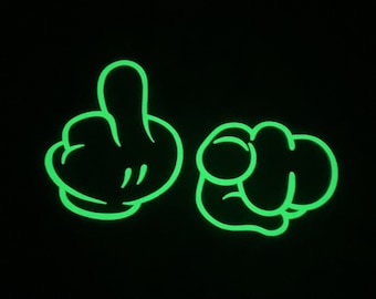 Glow in the dark car / Truck  Decal 002