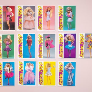 cartes à collectionner Barbie vintage - Choisissez votre propre ensemble - années 90, Collection, Iconique, Jouet, Collector, Mignon, Mattel, années 80. Version française, Panini