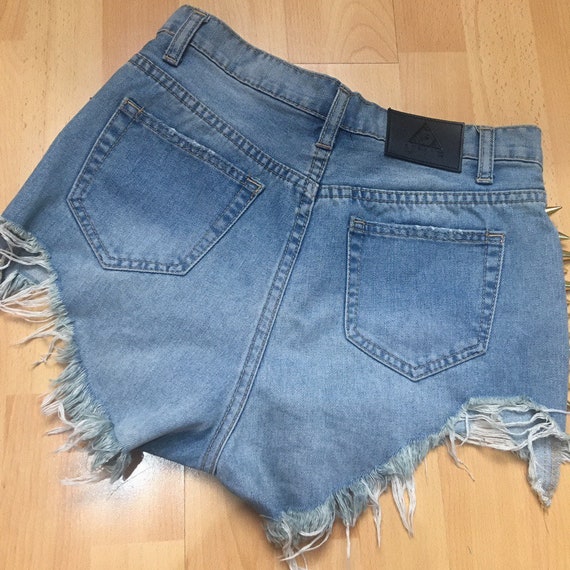 UNIF Back Off Shorts With Gold Spikes - size 27, … - image 3