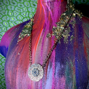 Upcycled Necklace Recycled from Vintage Jewelry