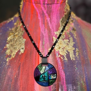 Upcycled Necklace Recycled from Vintage Jewelry