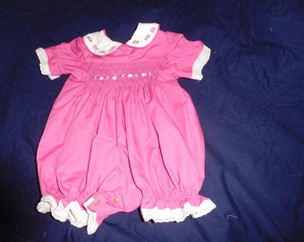 Pretty in Pink Baby Rompers