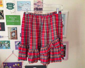 flannel skirt 4xl