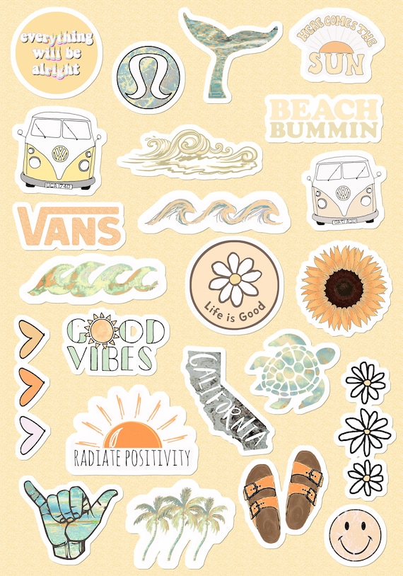 small large aesthetic stickers for phone case 11 inc etsy