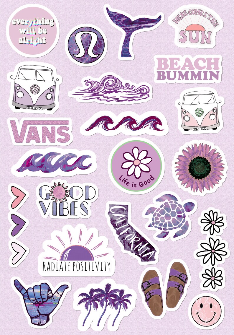 small large aesthetic stickers for phone case 11 inc etsy