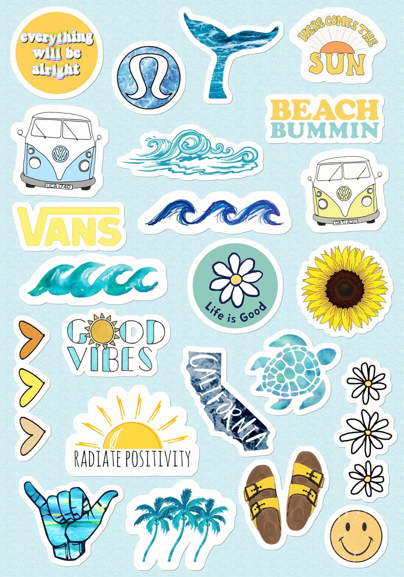 small large aesthetic stickers for phone case 11 inc etsy
