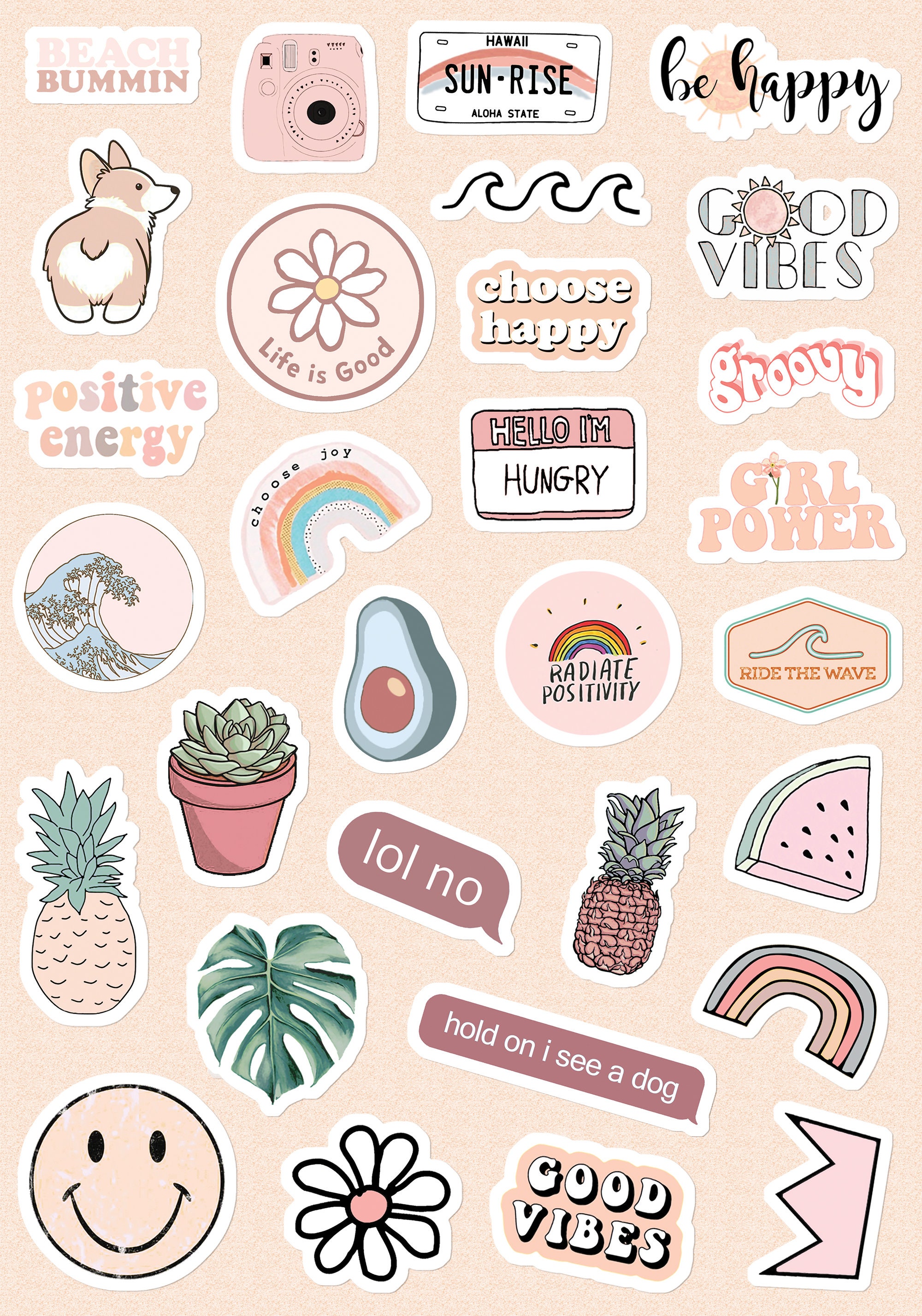 small large aesthetic stickers for phone case 11 inc etsy sweden