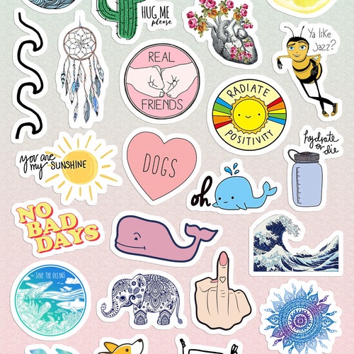 small large aesthetic stickers for phone case 11 inc etsy india