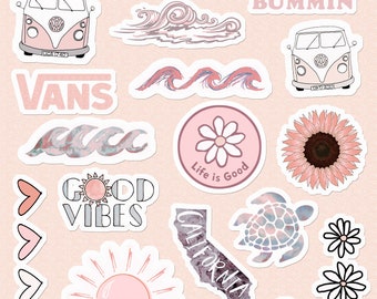 aesthetic sticker pack etsy