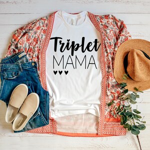Grafica tagliabile TRIPLET MAMA SVG per cricut & silhouette