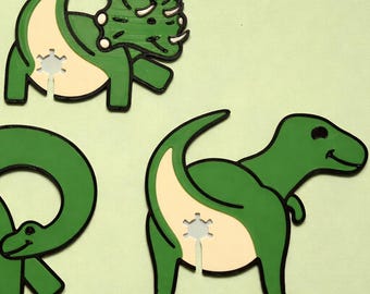 Dino Bread Bag Holders